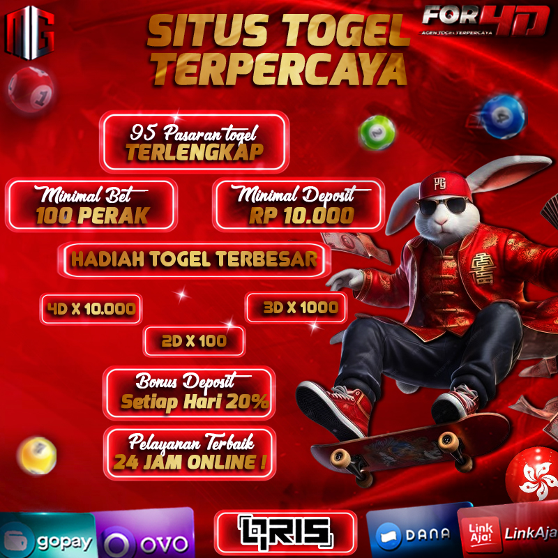 Situs For4D Agen Resmi Togel Online Terpercaya Bet 100 Perak