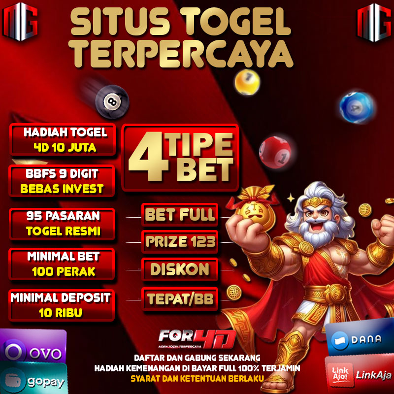 Situs Resmi For4D Togel Terpercaya Hadiah Terbesar 4D 10 Juta