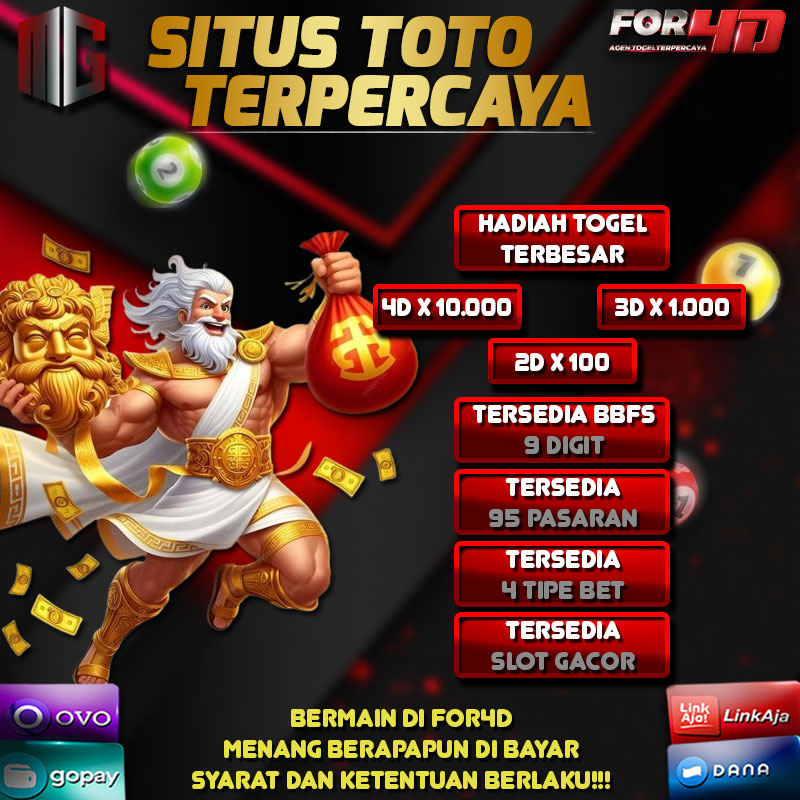 Situs Toto For4D Bandar Togel Terpercaya Hadiah Terbesar