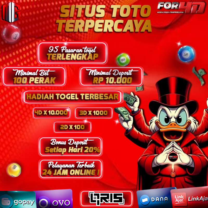 For4D: Situs Toto Online Resmi Terpercaya Bet 100 Perak