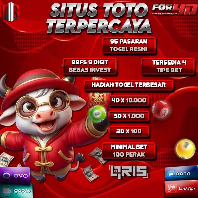 For4D Resmi Situs Toto Terpercaya Bet 100 perak